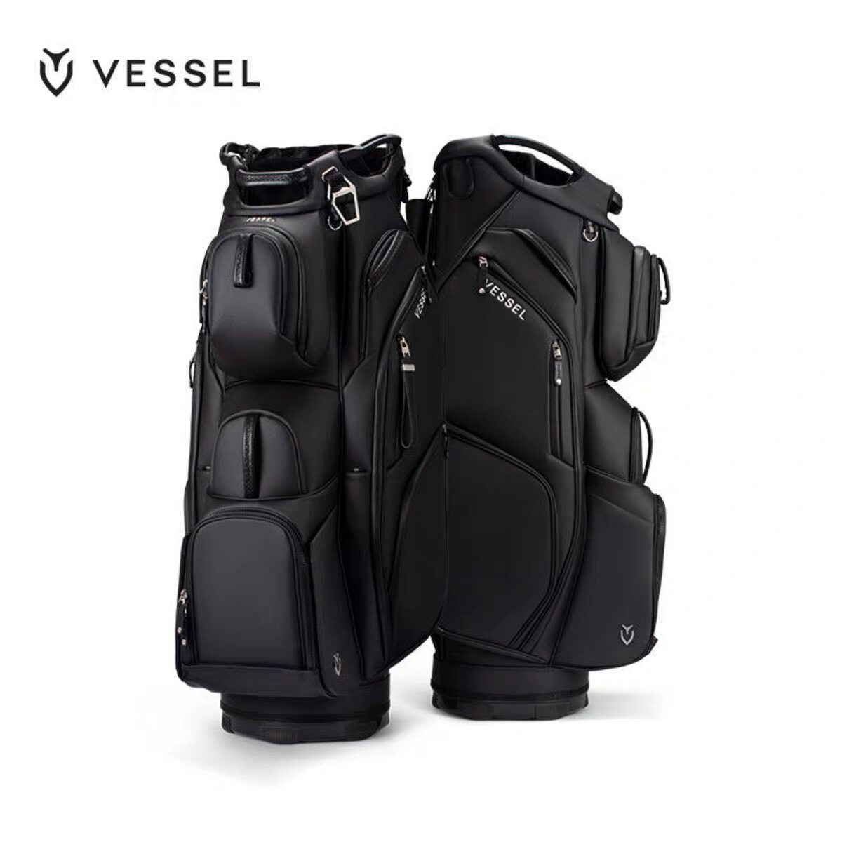 VESSEL高尔夫男士球包LUXPRO球车袋9.5寸7格15格搭配铁杆架