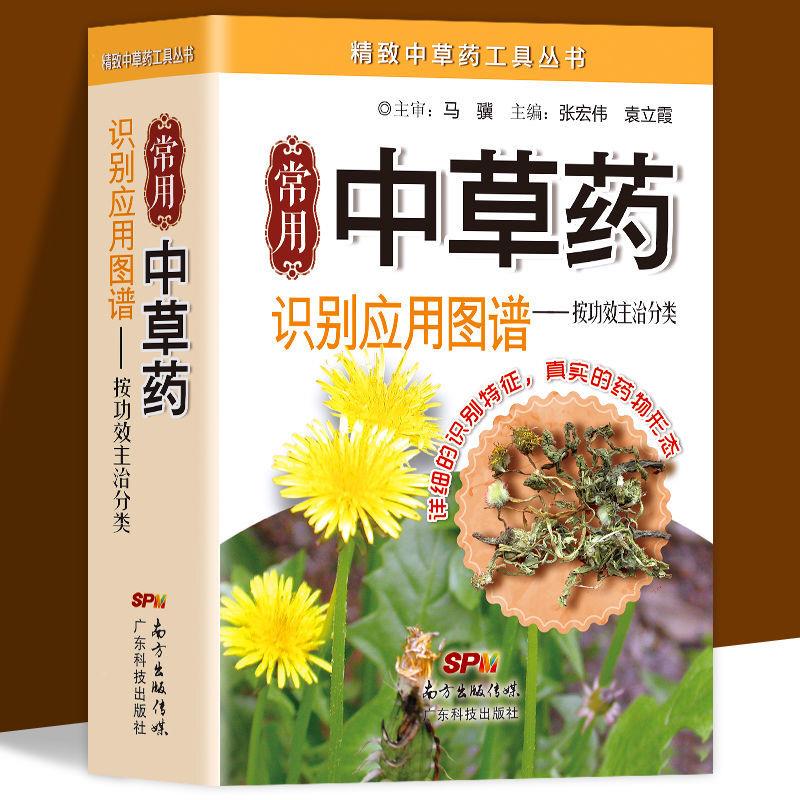 常用中草药识别应用图谱 按功效主治分类实用百科 中草药野外识别中医养生书籍 中药学药材药学入门 实拍中草药书治病
