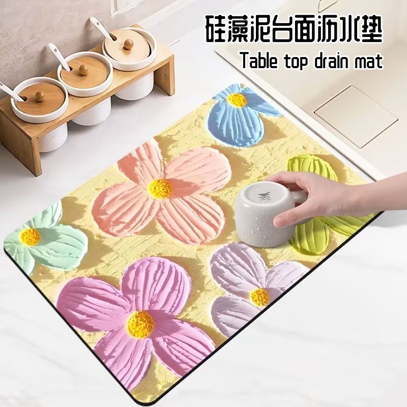 厨房吸水垫沥水垫吸水家用免洗
