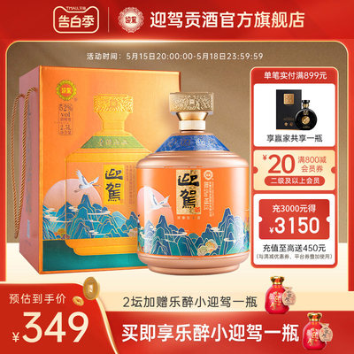 迎驾贡酒2500ml52度青绿山水