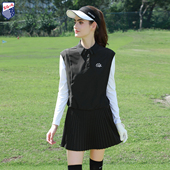 ZG6高尔夫女装 女马甲速干上衣显瘦黑色弹力背心女网球服女裙 服装