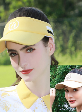 ZG-6高尔夫运动球帽空顶帽黄色户外遮阳时尚帽子