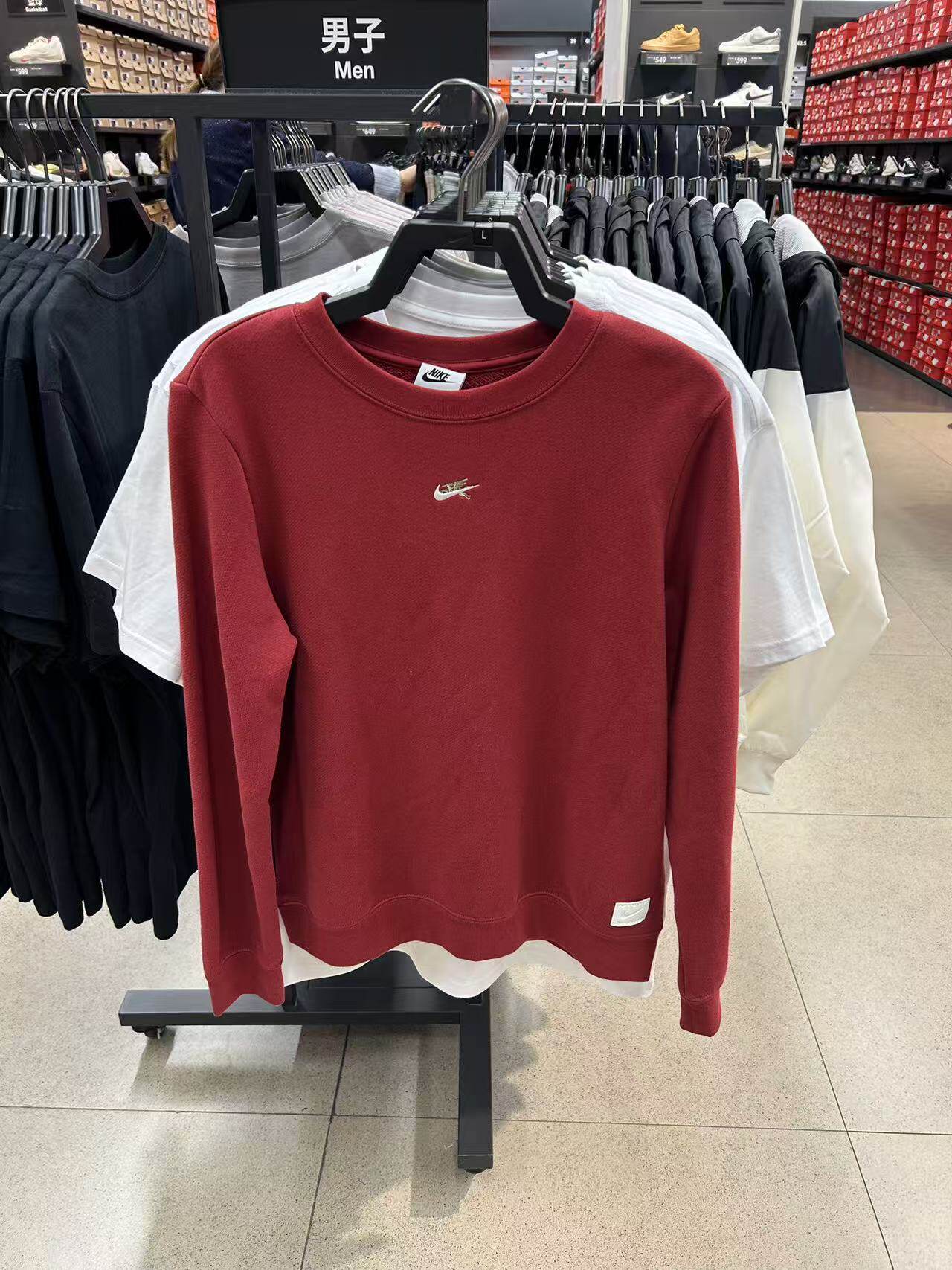 晶晶正品代购耐克女款毛圈休闲卫衣3827