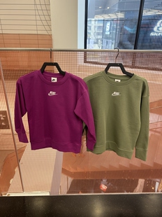 晶晶正品 耐克大童加绒卫衣7473 代购