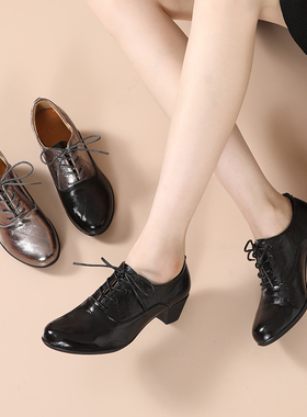 GY女士中跟交谊舞鞋广场舞双人舞水兵舞鞋软底鞋舞蹈鞋走路平时穿