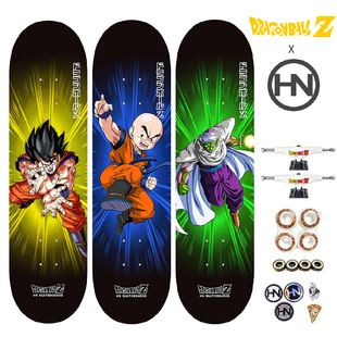 HN 龙珠Z联名款专业滑板套装 双空支架 正版授权 双翘板 HNSKATE