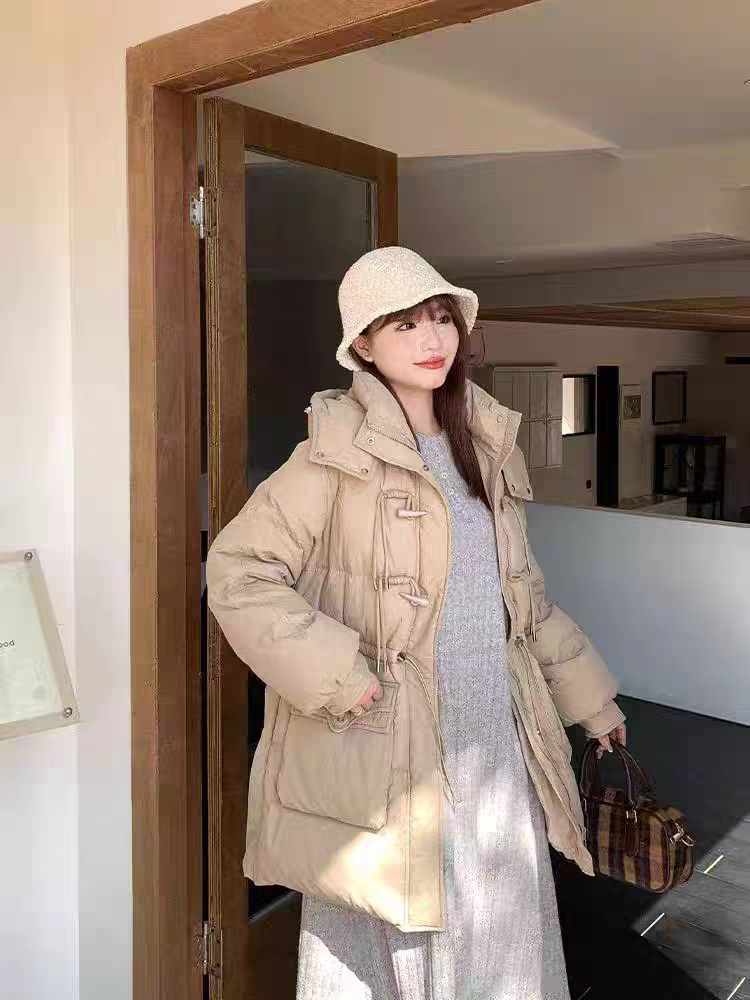 女款2025新款大码棉服外套冬羽绒服
