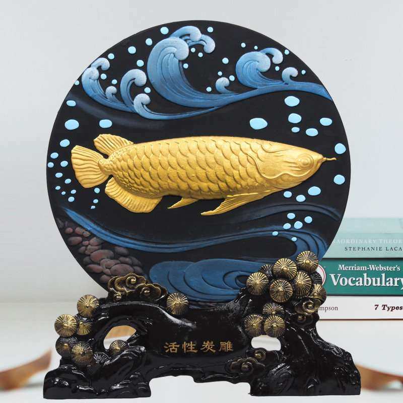 金龙鱼家居装饰品客厅摆件小创意新房间电视柜酒柜摆设玄关工艺品,家居饰品,装饰摆件,淘宝优惠券,粉丝福利购,淘宝优惠卷