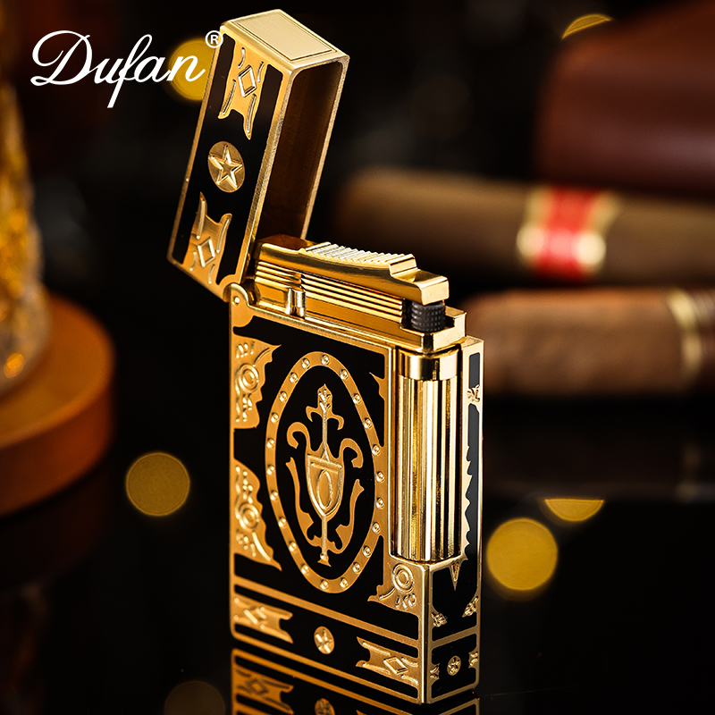 法国都梵高端朗声打火机侧滑轮送男友复古高档定制品牌正品 圣杯