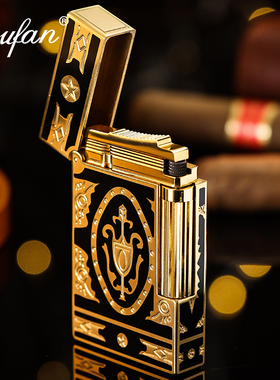 法国都梵高端朗声打火机侧滑轮送男友复古高档定制品牌正品 圣杯