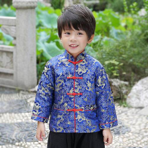 男童汉服秋长袖儿童唐装
