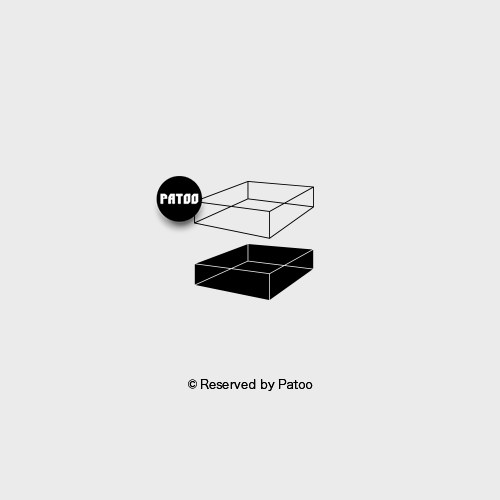 【PATOO怕痛】原创防水纹身贴 盒子 Boxes 几何 黑白创意礼物ins