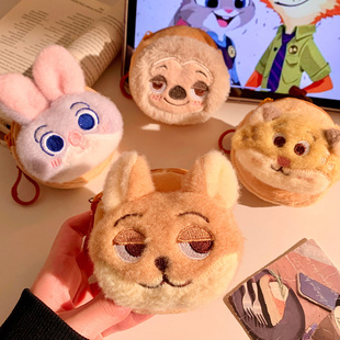 疯狂动物城朱迪尼克零钱包包迷你小包耳机卡包挂件口红收纳钥匙扣