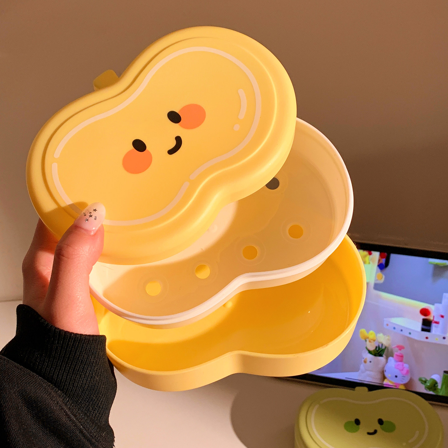 可爱高颜值沥水肥皂盒家用卫生间旅行便携双层香皂盒带盖学生宿舍,家庭/个人清洁工具,皂盒,淘宝优惠券,粉丝福利购,淘宝优惠卷