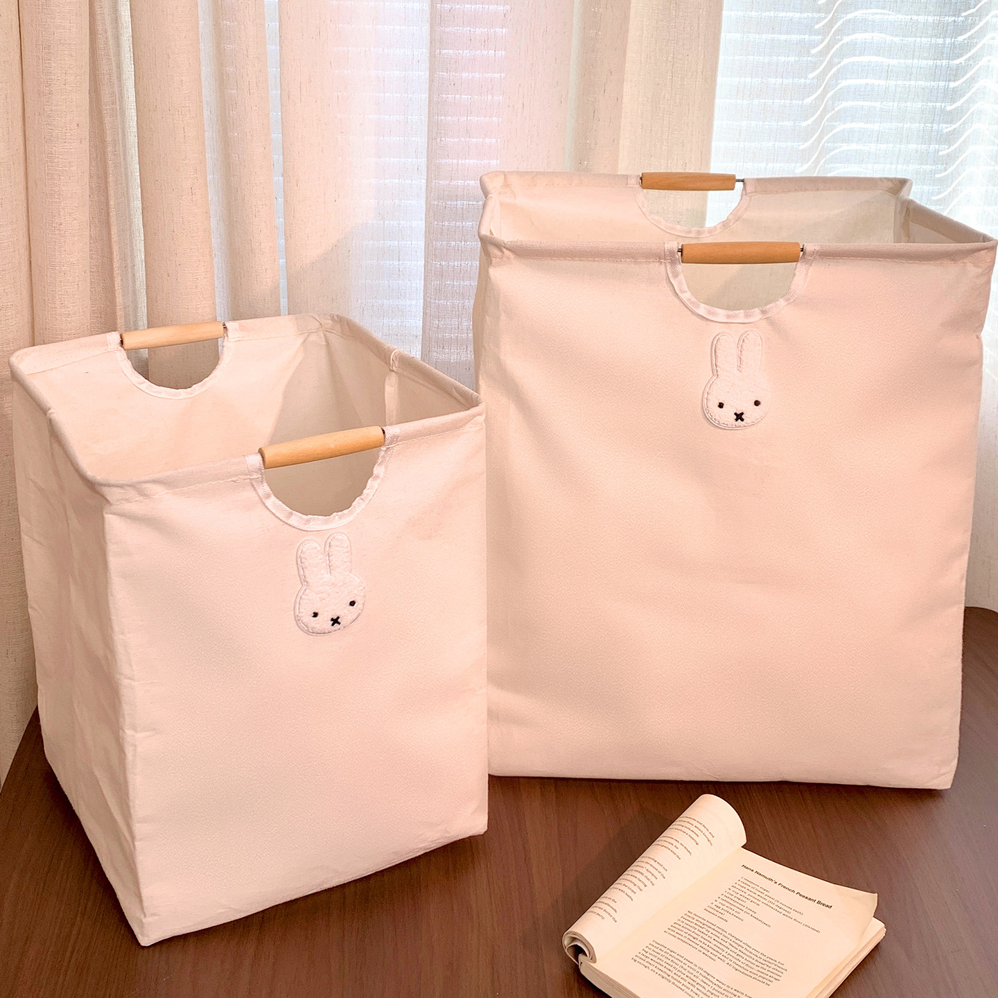 可爱兔子脏衣服收纳筐学生宿舍