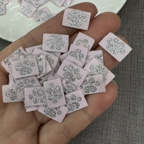 发夹迷你小帖标对折标签多色搭配福音小红书推荐商标台湾布标手作