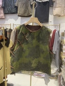 国风马甲背心外套女 新中式 幸运阁春秋新款 高级感独特别致提花无袖