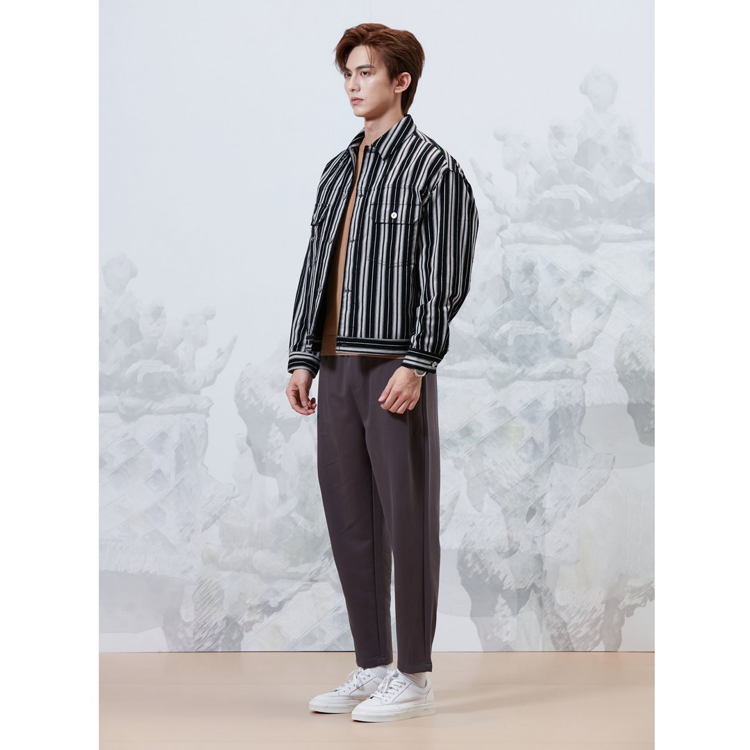 ALT阿恩蓝拓宽松锥形休闲裤