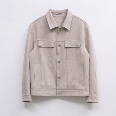 ALT阿恩蓝拓翻领秋冬合体茄克