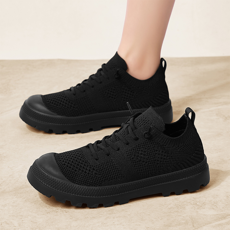 透气运动跑步男鞋2025新款软底透气网面男士增高户外防滑鞋潮鞋詹