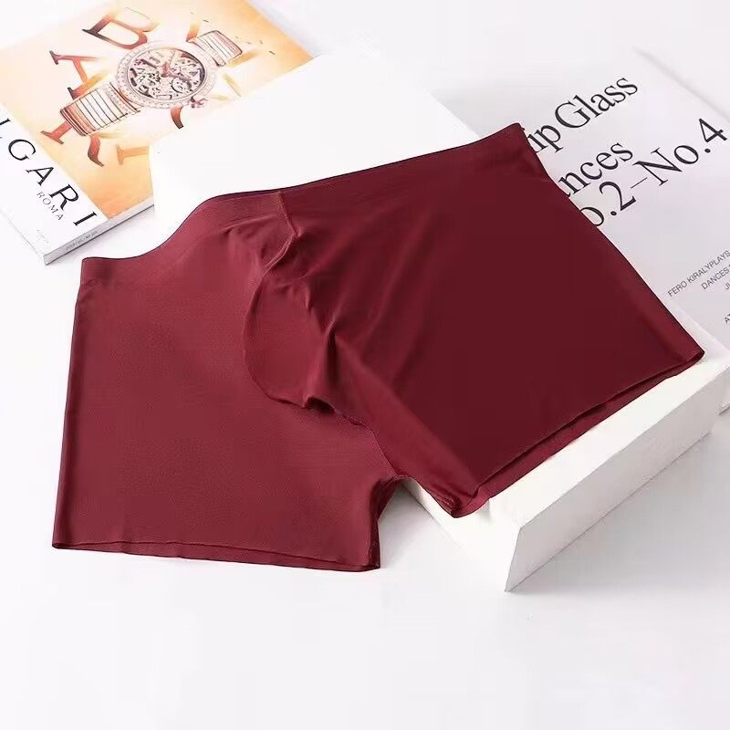 新款舒适冰丝无痕枪弹分离男士修身速干平角短裤,女士内衣/男士内衣/家居服,男平角内裤,淘宝优惠券,粉丝福利购,淘宝优惠卷