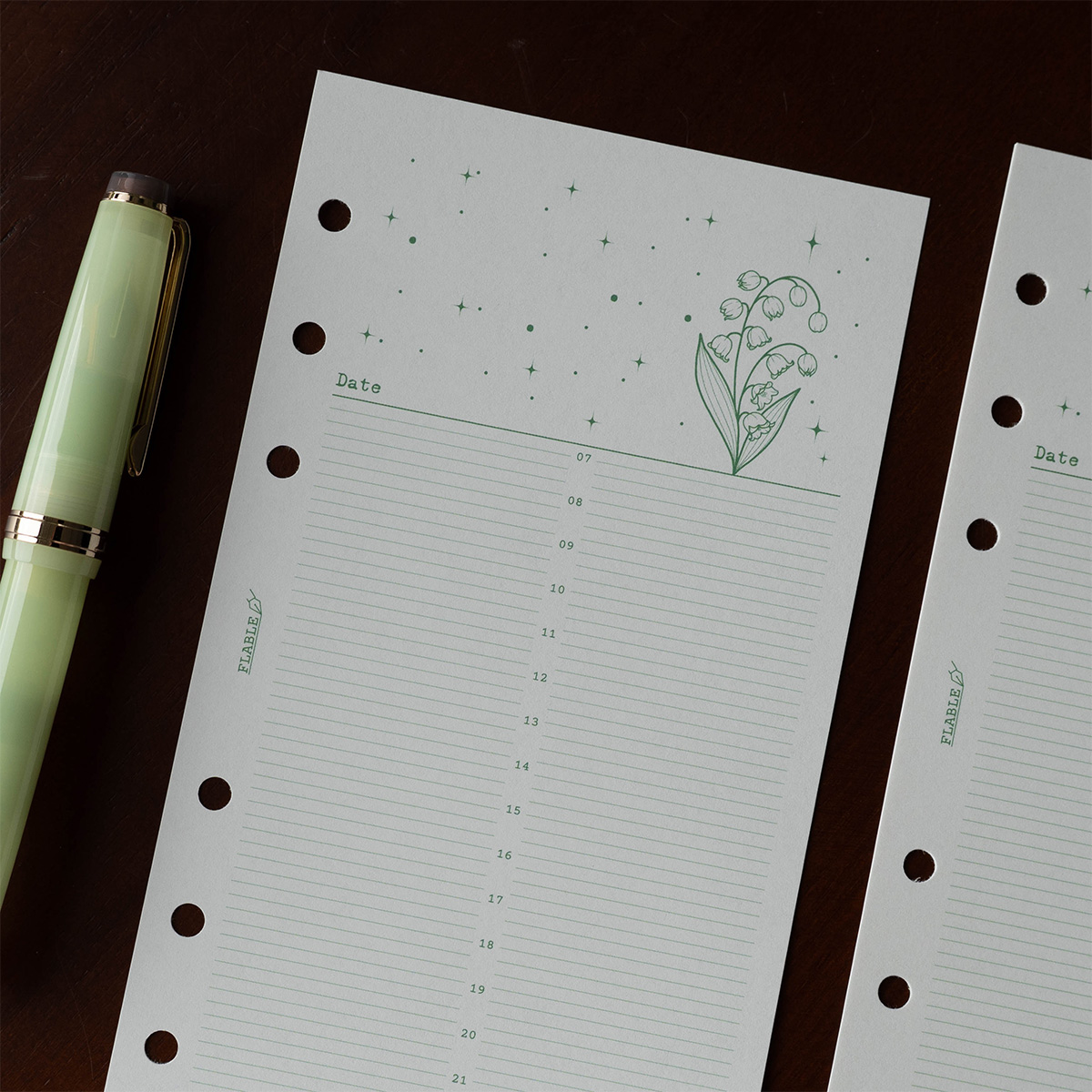 铃兰时间轴一日活页内芯