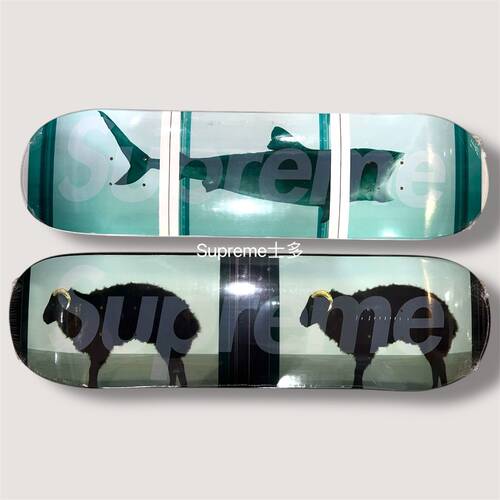 [现货]SS25 Supreme/Damien Hirst Skateboard艺术家联名滑板一套