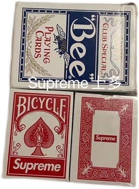 [国内现货]FW21 Supreme/ Bicycle Mini Playing Cards迷你扑克牌
