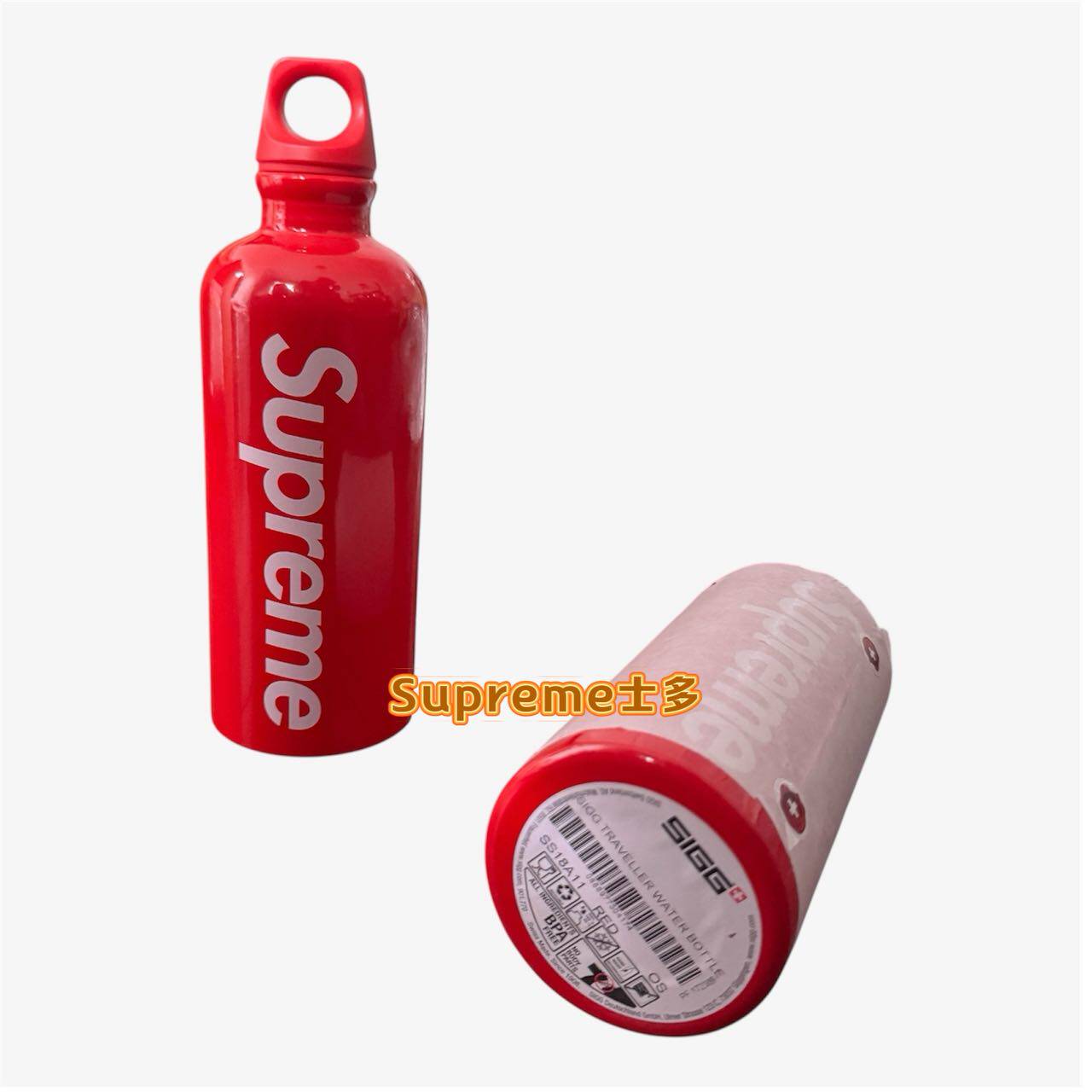 [现货]SS18 Supreme SIGG Traveller 0.6L Water Bottle 铝制水壶