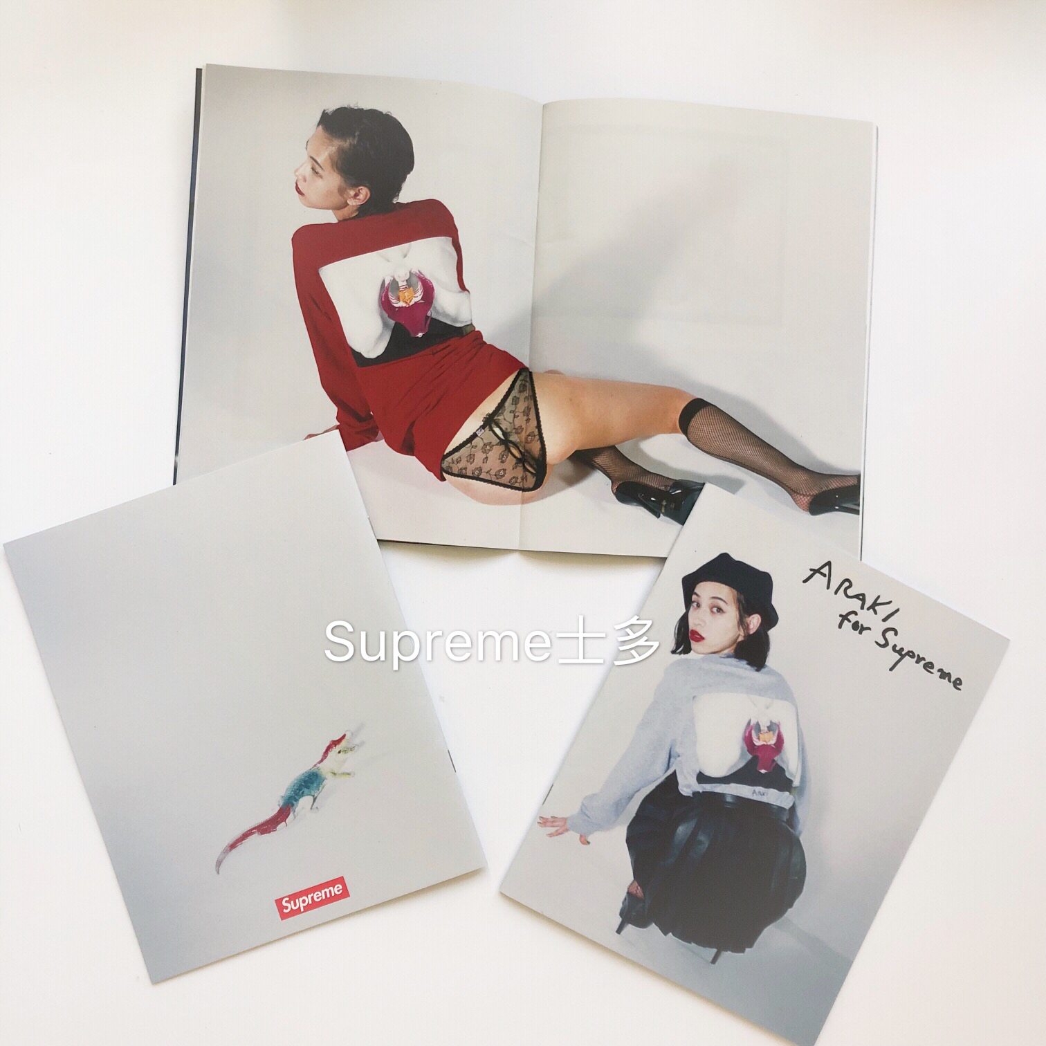 [现货]FW16 Supreme Araki Zine 荒木颈椎 水原希子画册 共20页