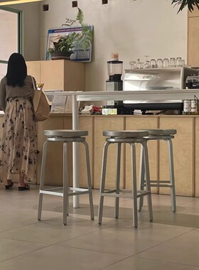 铝圆凳海军吧凳Emeco 1006 Navy Barstool埃美柯1006海军吧台凳