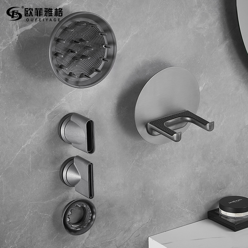 家用电镀枪灰吹风机置物架不锈钢