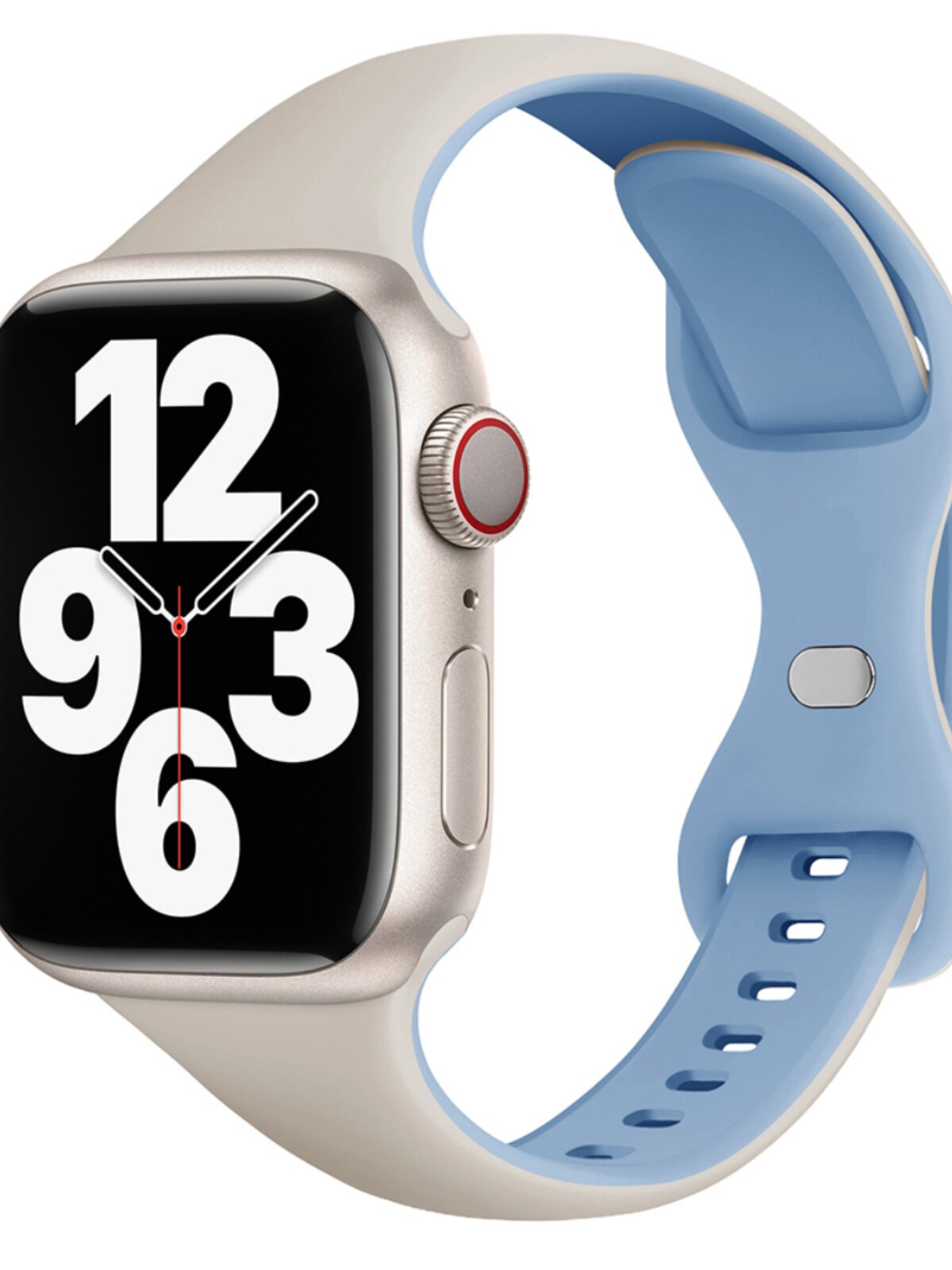 SUITABLE FOR APPLE WATCH IWATCH STRAP SE NICHE CUTE BUTTERFLY BUCKLE SMALL WAIST SILICONE S8ULTRA STRAP