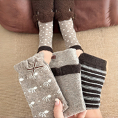 韩里韩气 袜子女厚暖 chao好穿 羊毛袜袜可太适合冬天穿了 软软