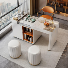 阳台茶桌椅小茶台可移动伸缩多功能茶车客厅家用小户型岩板泡茶桌