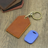 Кожаный маленький картхолдер, комплект, круглый чехол для проездного, «сделай сам»