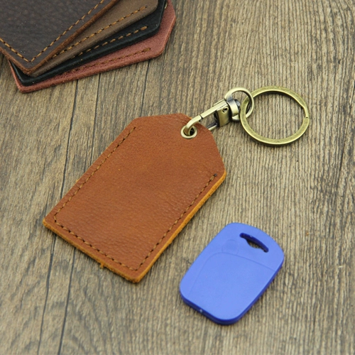 Кожаный маленький картхолдер, комплект, круглый чехол для проездного, «сделай сам»