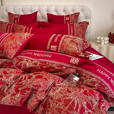 【小红书热销】新中式纯棉四件套