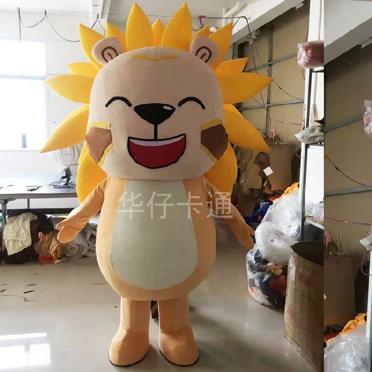 狮子卡通人偶服装成人穿戴行走广告服吉祥物定制动物造型玩偶服装