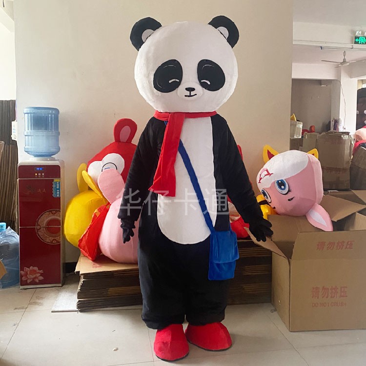 大熊猫卡通人偶服装行走表演道具