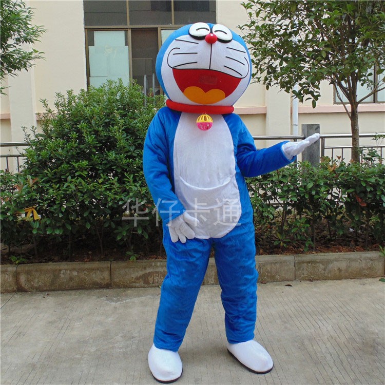 哆啦a梦人偶服装机器猫卡通玩偶