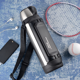 虎牌保温壶2升MHK 便携户外tiger大容量不锈钢保温水壶 A202男士