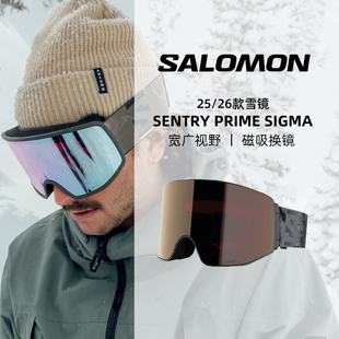 2526款Salomon萨洛蒙雪镜滑雪眼镜磁吸快拆SENTRY PRIME SIGMA