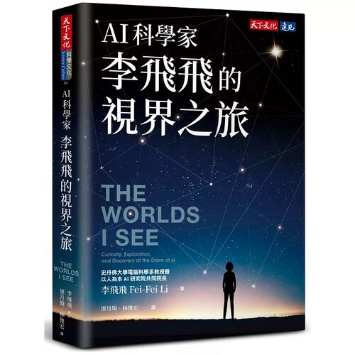 现货 AI科学家李飞飞的视界之旅 李飞飞  天下文化  The Worlds I See 台版图书