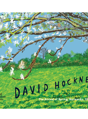 现货 英文原版 大卫霍克尼 春天的到来 诺曼底绘画 David Hockney: The Arrival of Spring in Normandy, 2020