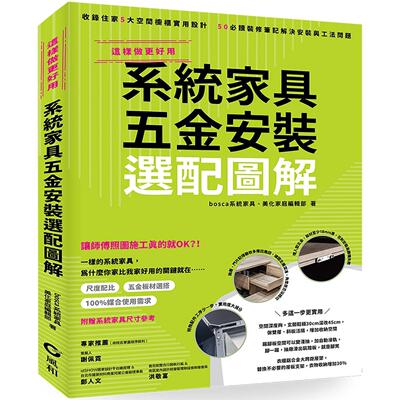 预售 系统家具五金安装选配图解 风和文创 bosca系统家具
