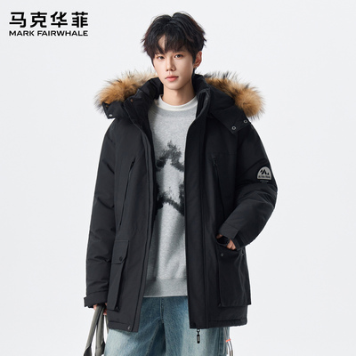 马克华菲户外羽绒服男款冬季2025