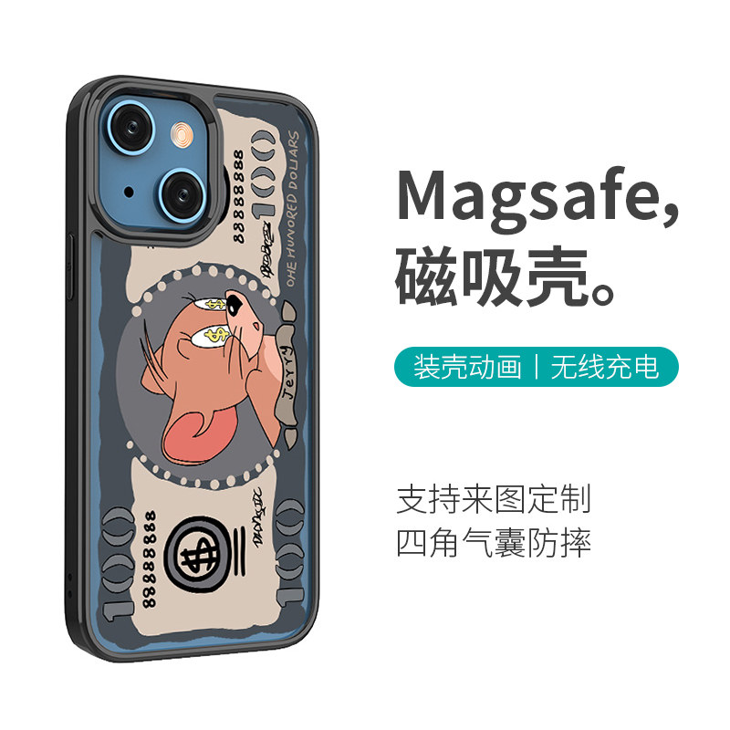 式13promax杰瑞鼠ihopne12mini美元11网红钞票14老鼠xs稀奇古怪的cr套