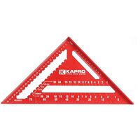 KAPRO aluminum alloy triangular plates 45-degree and 90-degree woodworking rulers, household Angle marking rulers, woodworking tools thumbnail 5