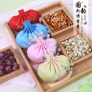 端午节古风袋子宫廷锦缎香包艾草包布袋锦囊空袋汽车随身香囊